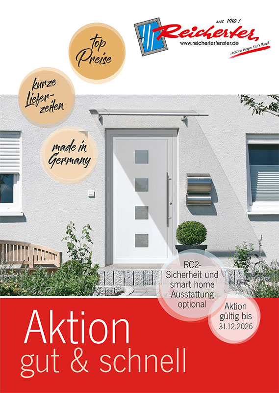 Reicherter Fenster in 72764 Reutlingen, Pfullingen, Eningen (Achalm), Wannweil, Kusterdingen, Sankt Johann, Riederich und Kirchentellinsfurt, Metzingen, Pliezhausen